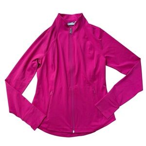 Athleta Pink Zip Up Jacket Size Medium